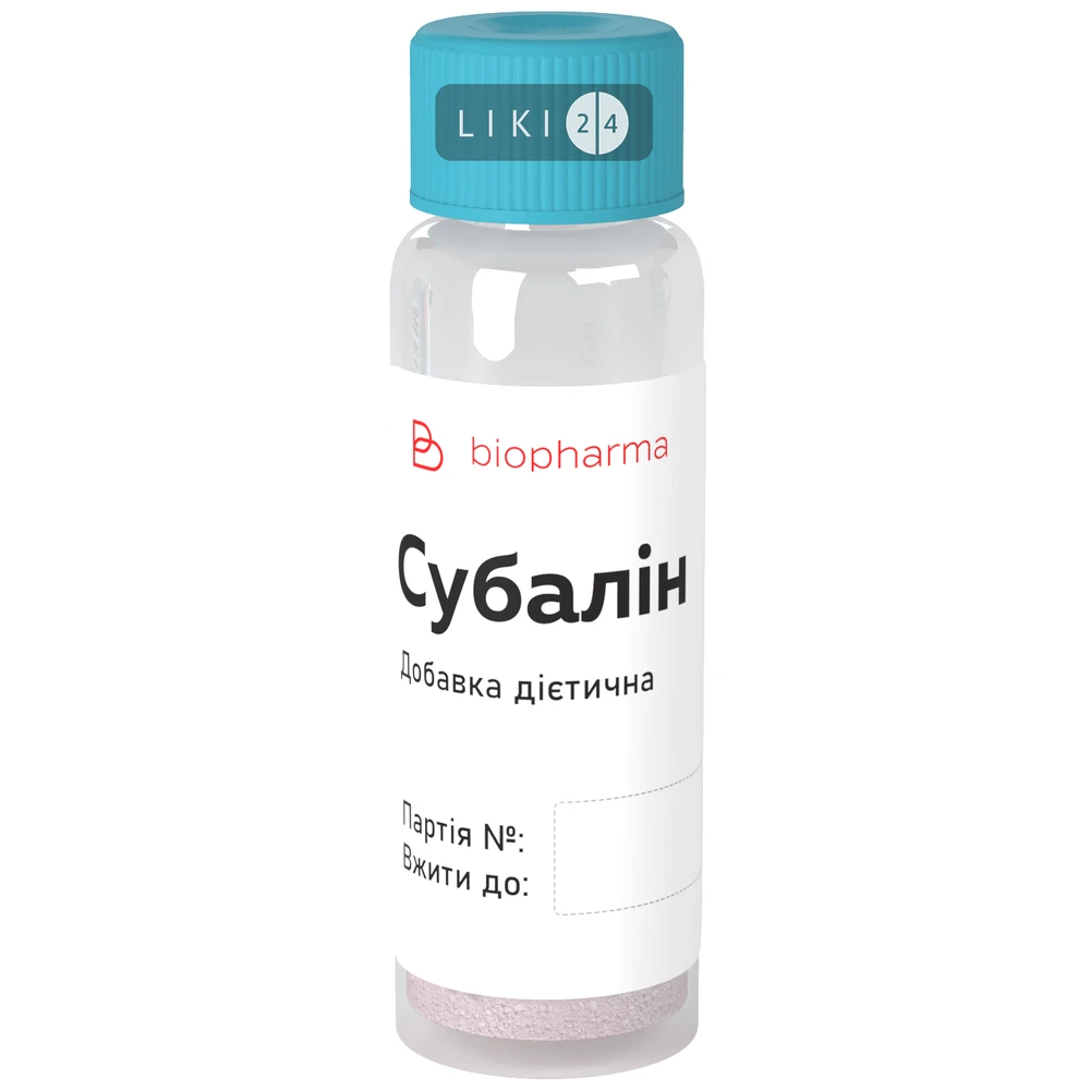 Субалин пор. д/орал. сусп. 1 доза фл. №10: цены и характеристики