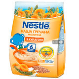 Молочна каша Nestle Гречана з курагою і біфідобактеріями з 6 місяців 180 г