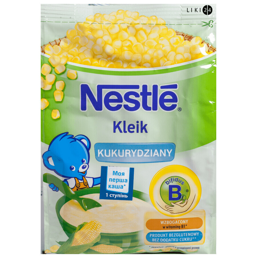 Дитяча каша Nestle кукурудзяна безмолочна з 6 місяців, 160 г: ціни та характеристики