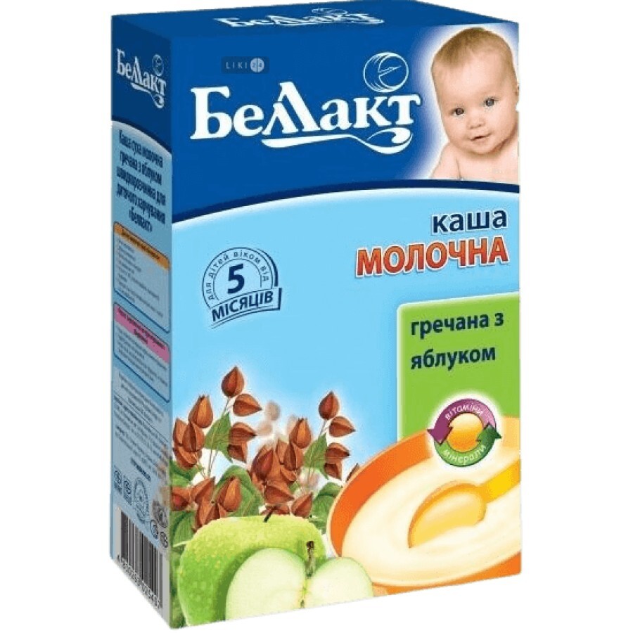 Детская каша Беллакт гречневая с яблоком с 5 месяцев,  250 г: цены и характеристики