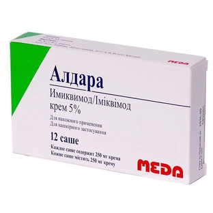 Алдара крем 5 % саше 250 мг