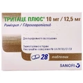 Тритаце Плюс 10 мг/12,5 мг таблетки, №28