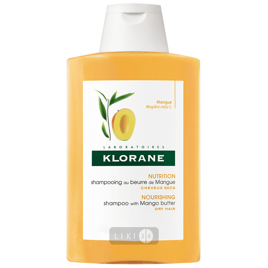 Шампунь Klorane Поживний з маслом манго для сухого і пошкодженого волосся, 400 мл: ціни та характеристики
