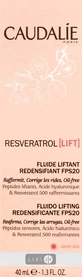 Флюид-лифтинг для лица Caudalie SPF 20 Resveratrol Lift, 40 мл