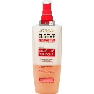 Экспресс-кондиционер L'oreal Paris Elseve Цвет и блеск для окрашенных или мелированных волос 200 мл