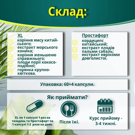 XL-супер формула капсулы по 300 мг №4+60: цены и характеристики