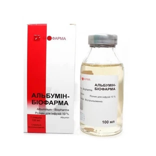 Альбумін-Біофарма р-н д/інф. 10 % фл. 100 мл