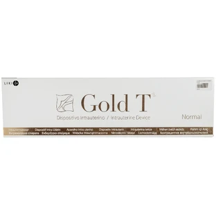 Контрацептив внутрішньоматковий Gold T Normal (Cu 375+Au) 