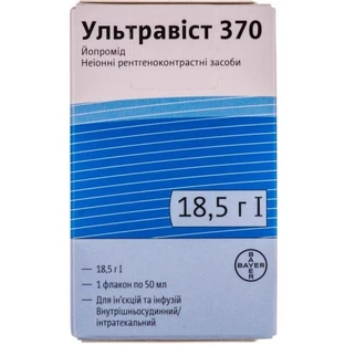 Ультравіст 370 р-н д/ін. та інф. 370 мг/мл фл. 100 мл