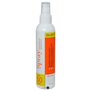 Засіб для засмаги Dr. SUN SPF50 з ультрафіолетовим фільтром 200 мл