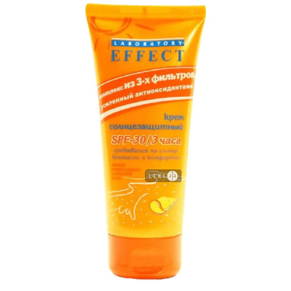 Крем сонцезахисний Фітодоктор Laboratory Effect середнього ступеня захисту SPF-30/3 години 100 мл: ціни та характеристики