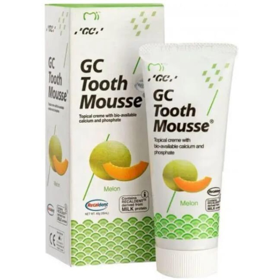  Крем для зубiв GC Tooth Mousse Melon, 35 мл: ціни та характеристики