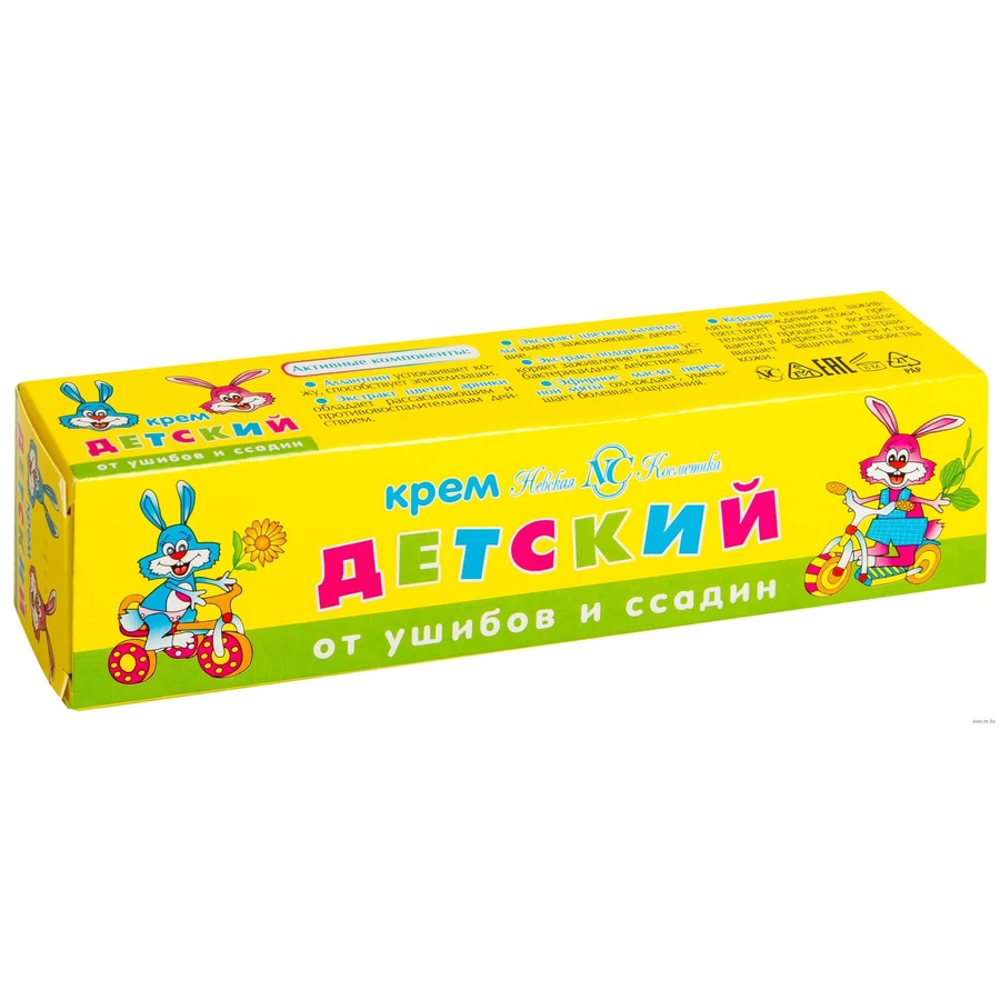 Дитячий крем Невська Косметика від ударів і подряпин, 40 мл: ціни та характеристики