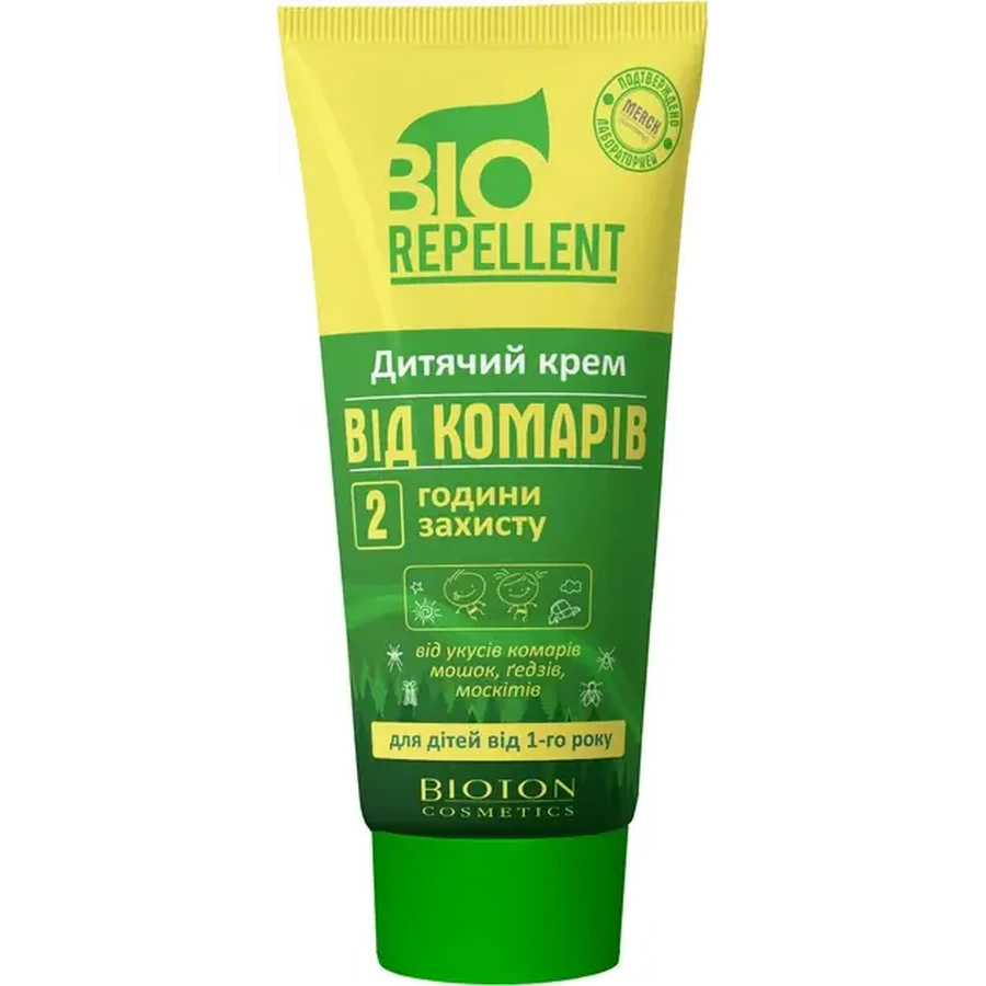 Дитячий крем від комарів Bioton Cosmetics 75 мл: ціни та характеристики