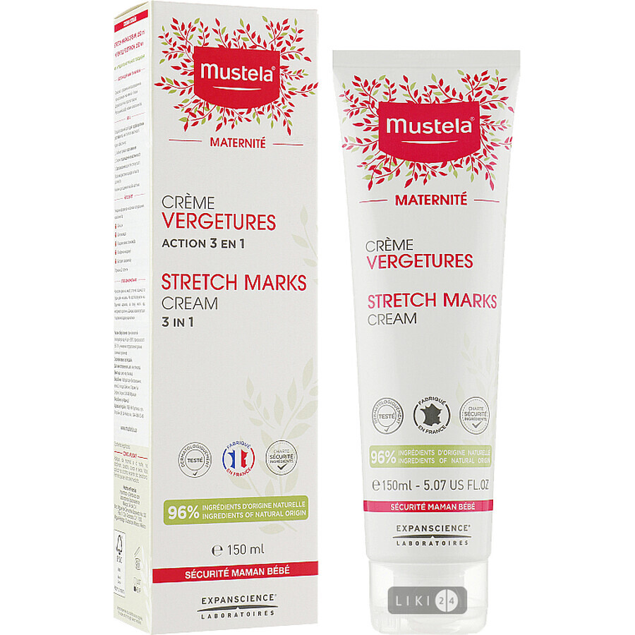 Крем від розтяжок Mustela Stretch Marks Prevention Cream, 150 мл: ціни та характеристики