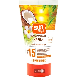 Крем SUN day для безопасного загара SPF-15 150 мл