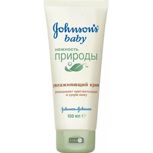 Крем детский johnson's baby "нежность природы" 100 г, под подгузник