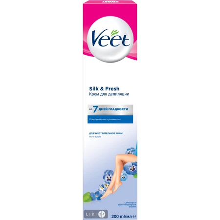 Крем Veet для депиляции чувствительной кожи, 200 мл: цены и характеристики