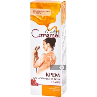 Крем Lady Caramel для депиляции тела в душе, 100 мл