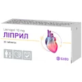 Ліприл табл. 10 мг блістер №30