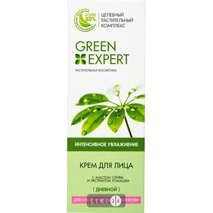 Крем для обличчя денний тм green expert для сухої та чутливої шкіри 50 мл