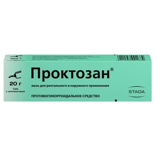 Проктозан мазь туба 20 г, з аплікатором