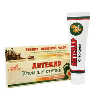 Крем для ступнів Фітопродукт Аптекар, 30 мл