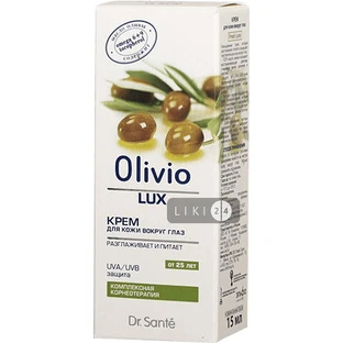 Крем для шкіри навколо очей Dr. Sante Olivio Lux 15 мл