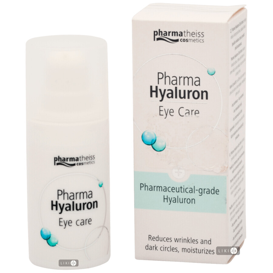 Крем-уход Pharma Hyaluron за кожей вокруг глаз 15 мл: цены и характеристики