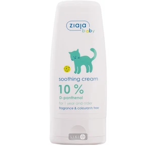 Дитячий крем Ziaja Baby Заспокійливий 10% d-пантенол, 60 мл