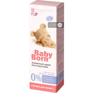 Детский крем Elfa Pharm Babyborn защитный под подгузник, 75 мл
