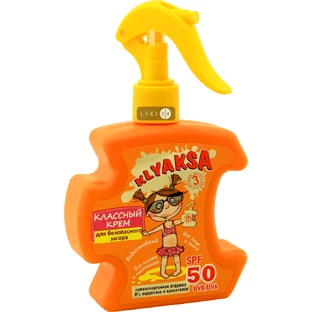 Крем Klyaksa Класний для безпечної засмаги SPF 50 200 мл