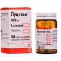 Луцетам табл. п/плен. оболочкой 400 мг фл. №60