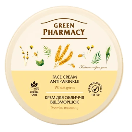 Крем для лица Green Pharmacy Против морщин с ростками пшеницы, 200 мл: цены и характеристики