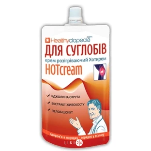 Крем Healthyclopedia HOTcream для суставов разогревающий, 100 мл