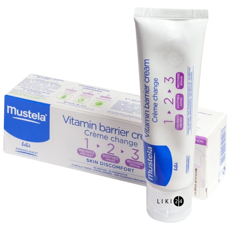 Дитячий крем Mustela Bebe під підгузник захисний, 50 мл: ціни та характеристики