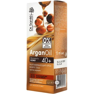 Крем вокруг глаз Dr. Sante ArganOil Разглаживающий против морщин 40+ 15 мл