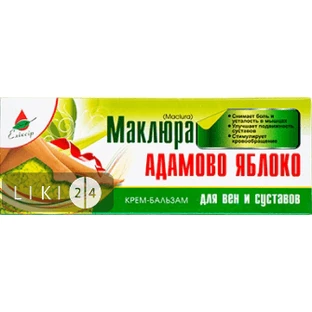 Крем-бальзам Эликсир Маклюра для вен и суставов, 75 мл