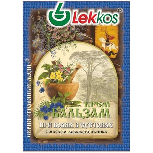 Крем-бальзам Lekkos Артралгін при болях в суглобах, 10 г