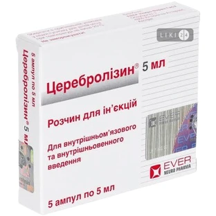 Церебролізин р-н д/ін. 215,2 мг/мл амп. 5 мл №5