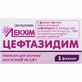 Цефтазидим пор. д/п ін. р-ну 1 г фл.