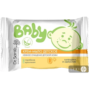 Детское крем-мыло Dr. Sante Baby Календула и одуванчик 90 г