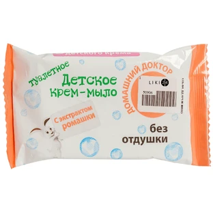 Крем-мыло детское Домашний доктор с экстрактом ромашки без отдушки 70 г