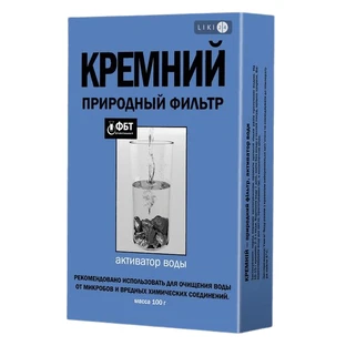 Природный фильтр-активатор воды ФитоБиоТехнологии Кремний, 100 г