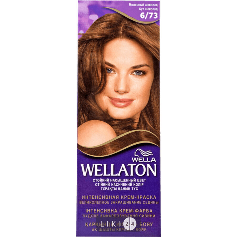 Крем-краска wellaton 6/73, молочный шоколад: цены и характеристики