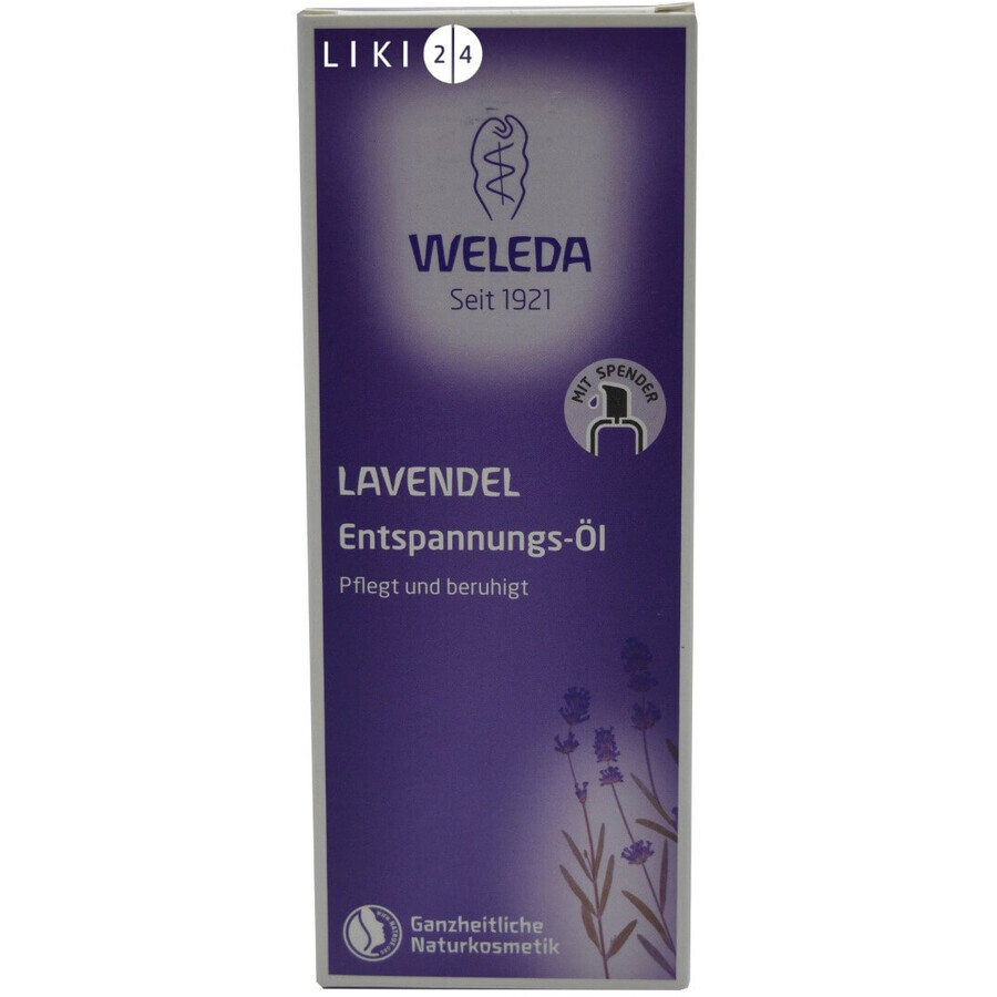 Расслабляющее масло Weleda Лавандовое для тела 100 мл: цены и характеристики