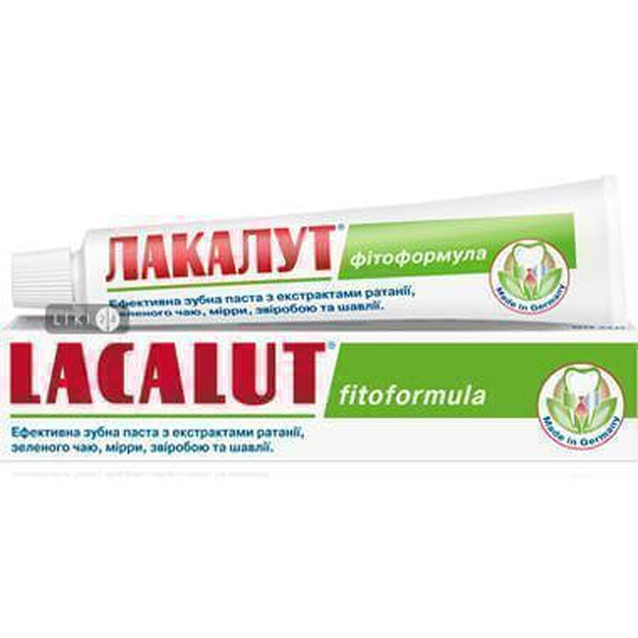 Зубна паста Lacalut Фітоформула, 50 мл: ціни та характеристики