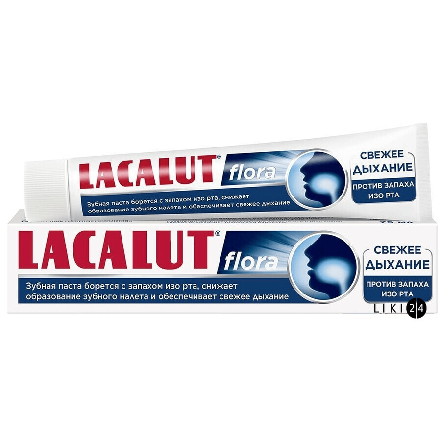 Зубна паста Lacalut Flora, 75 мл: ціни та характеристики
