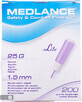 Ланцет Medlance Plus Lite автоматический игла 25G, прокол 1,5 мм, №200