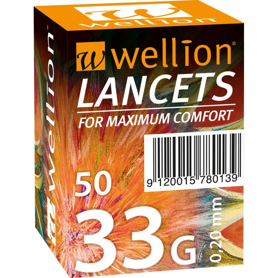 Ланцети Wellion G33, №50: ціни та характеристики